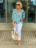 Sanne | Women's Floral Relaxed Fit Blouse