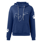 Sawyer | Women's Cozy Pet Hoodie with Paw Print Details