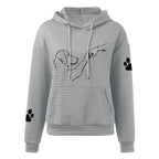 Sawyer | Women's Cozy Pet Hoodie with Paw Print Details