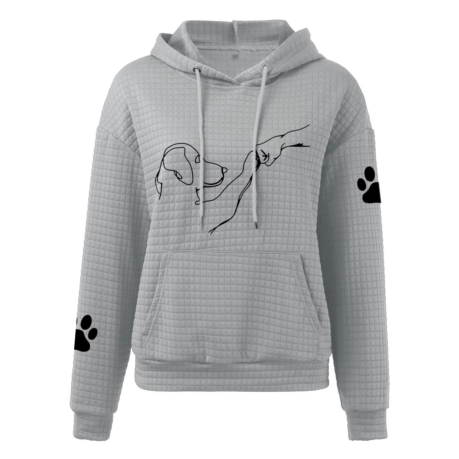 Sawyer | Women's Cozy Pet Hoodie with Paw Print Details