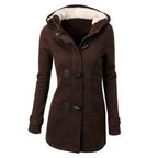Selah - Women's Cozy Hooded Duffle Coat
