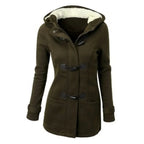 Selah - Women's Cozy Hooded Duffle Coat