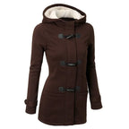 Selah - Women's Cozy Hooded Duffle Coat