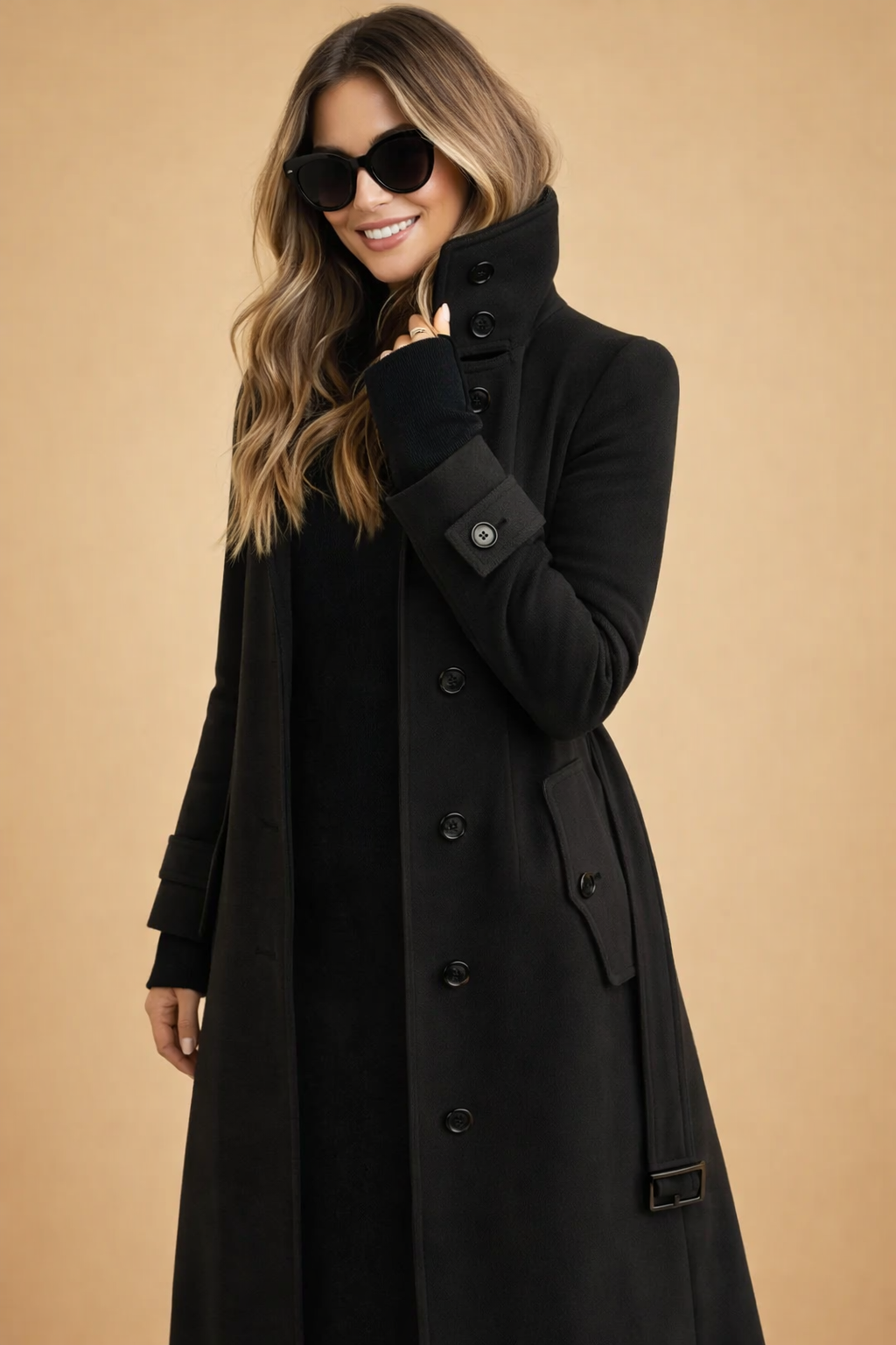 Selene - Women's Stylish Double-Breasted Trench Coat