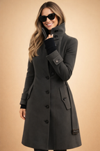 Selene - Women's Stylish Double-Breasted Trench Coat