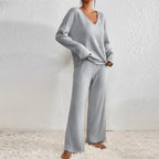 Seraphina - Women's Cozy Ribbed Knit Lounge Set