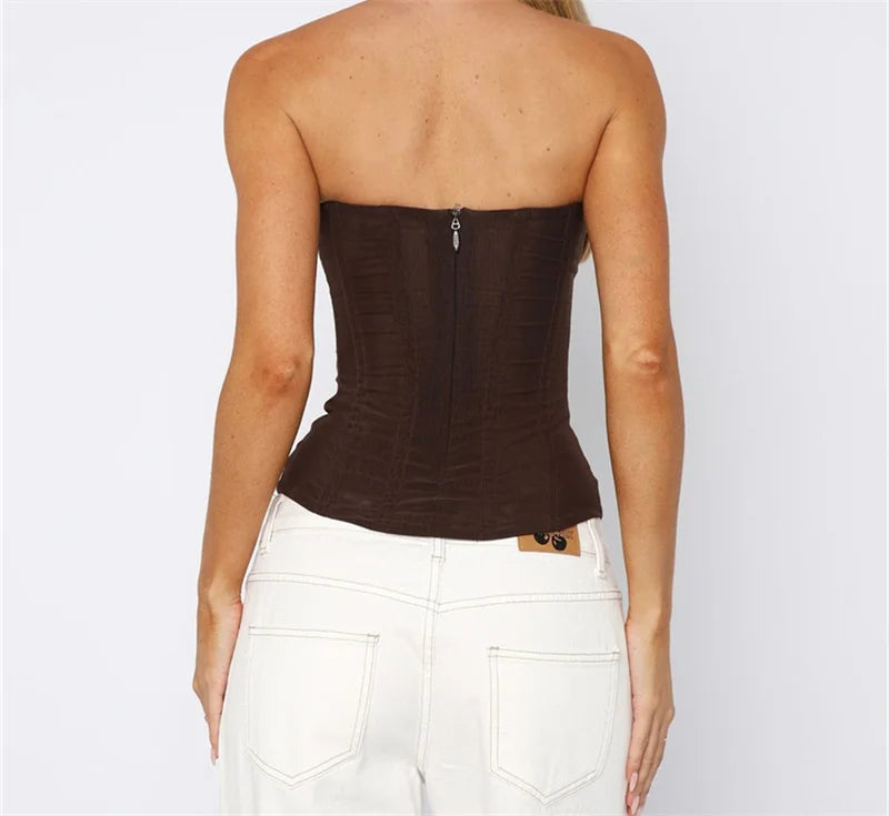 Seraphine | Women's Strapless Corset Top