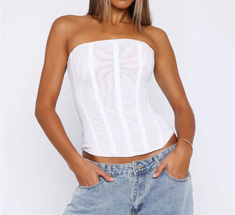 Seraphine | Women's Strapless Corset Top