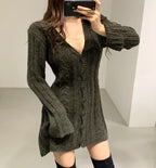 Sienna | Women's Cozy Cable Knit Sweater Dress