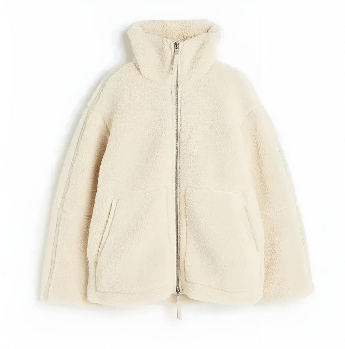 Sloane - Women's Cozy Fleece Jacket with Zip Closure
