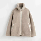 Sloane - Women's Cozy Fleece Jacket with Zip Closure