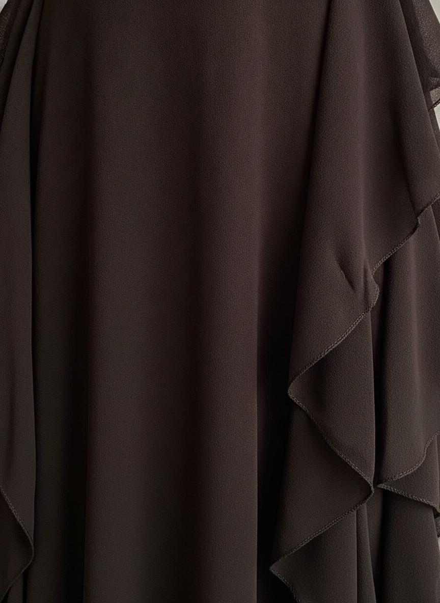 Solene | Women's Elegant Long Sleeve Ruffle Maxi Dress