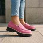 Soleva - Chunky Platform Penny Loafers
