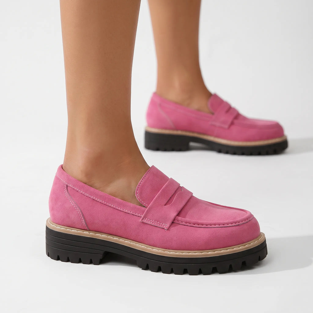 Soleva - Chunky Platform Penny Loafers