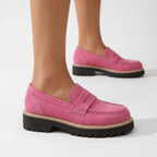 Soleva - Chunky Platform Penny Loafers
