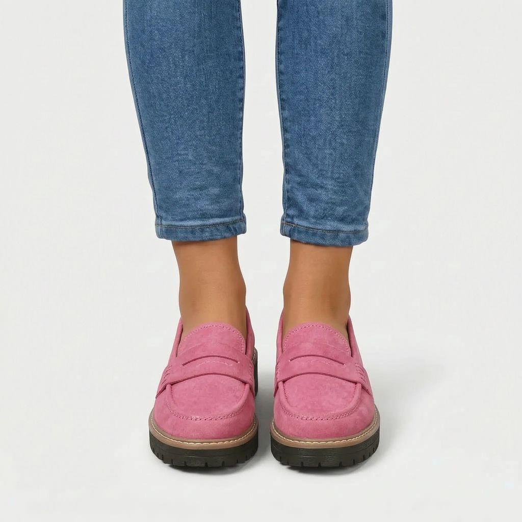 Soleva - Chunky Platform Penny Loafers