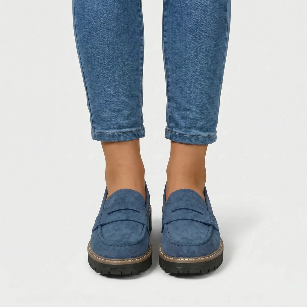 Soleva - Chunky Platform Penny Loafers