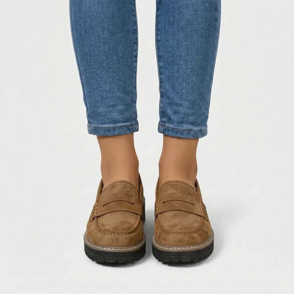 Soleva - Chunky Platform Penny Loafers