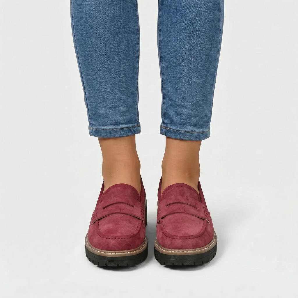 Soleva - Chunky Platform Penny Loafers