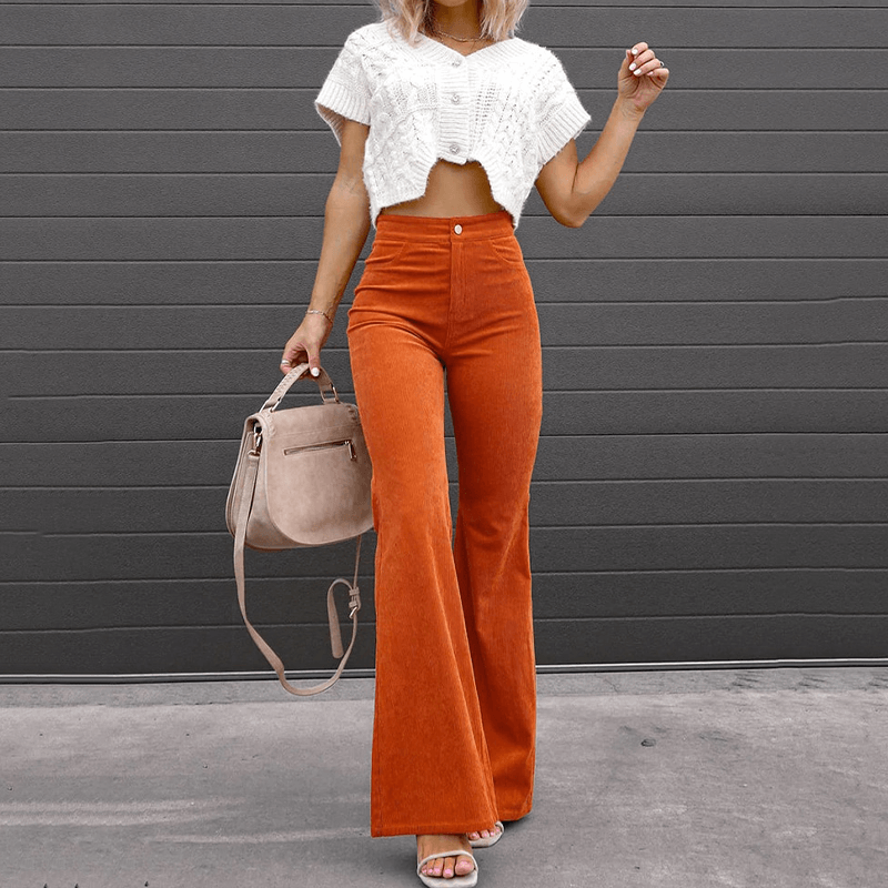 Soraya - Women's Wide Leg High-Waisted Jeans