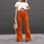 Soraya - Women's Wide Leg High-Waisted Jeans
