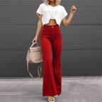 Soraya - Women's Wide Leg High-Waisted Jeans