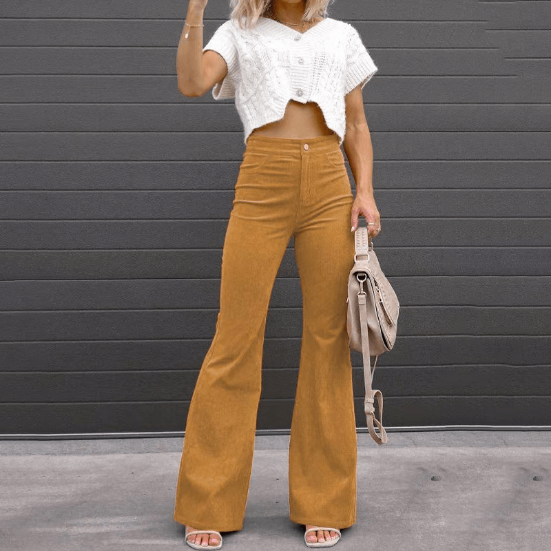 Soraya - Women's Wide Leg High-Waisted Jeans