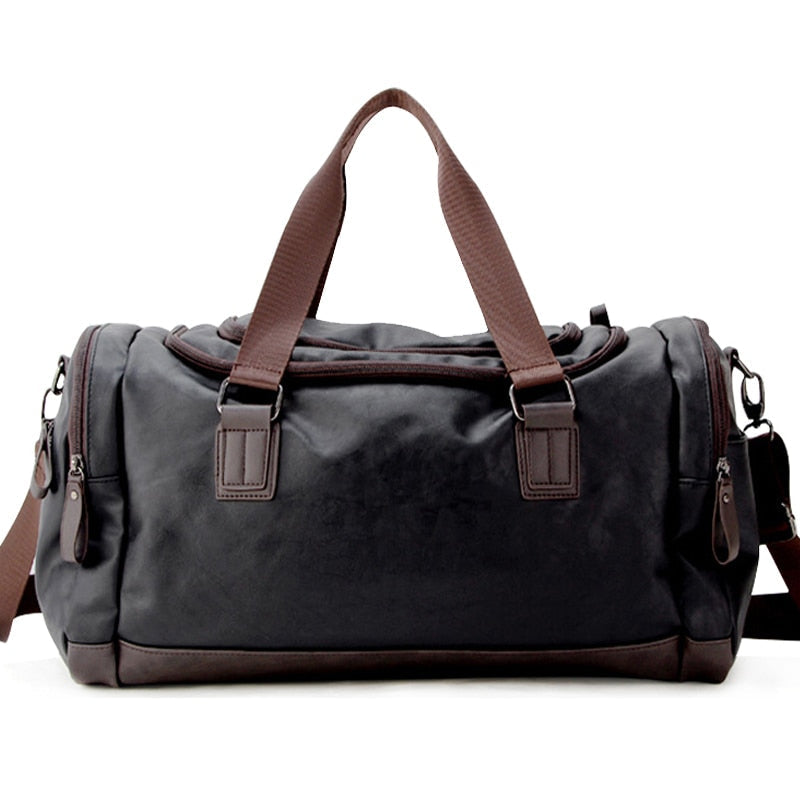 Soren - Men's Classic Faux Leather Duffle Bag
