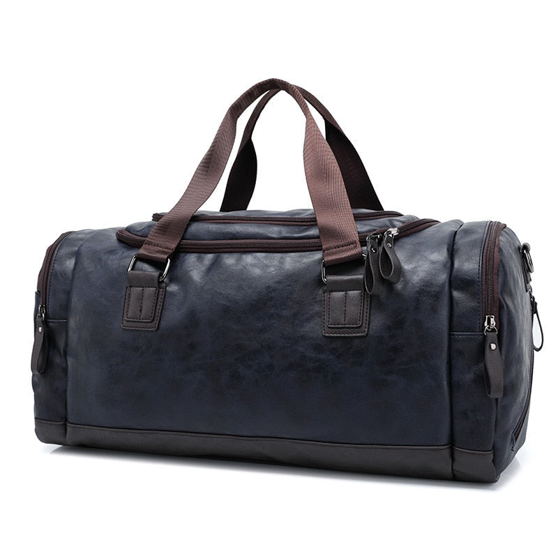 Soren - Men's Classic Faux Leather Duffle Bag