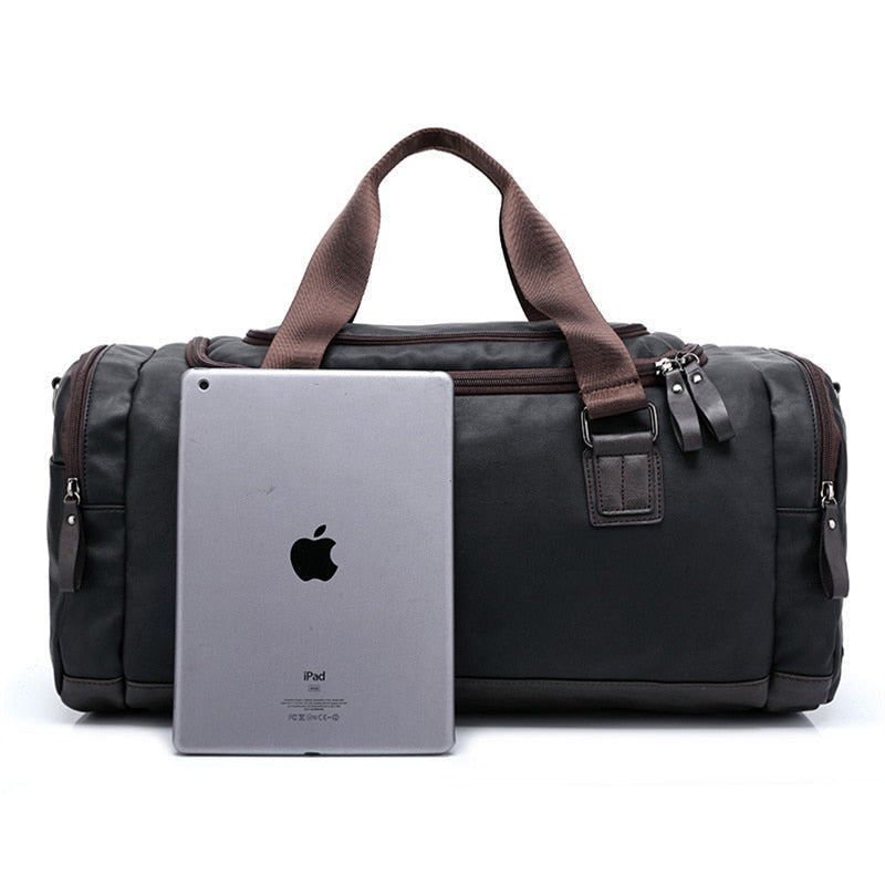 Soren - Men's Classic Faux Leather Duffle Bag