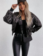 Sorrel - Women's Chic Quilted Bomber Jacket