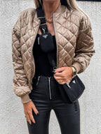 Sorrel - Women's Chic Quilted Bomber Jacket