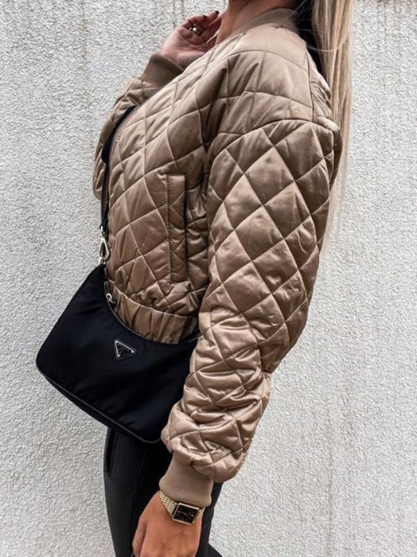 Sorrel - Women's Chic Quilted Bomber Jacket