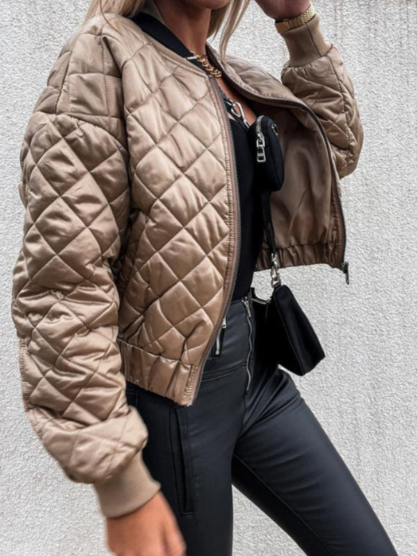 Sorrel - Women's Chic Quilted Bomber Jacket