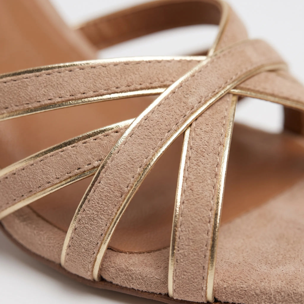 Straptia - Strappy Block Heel Sandals