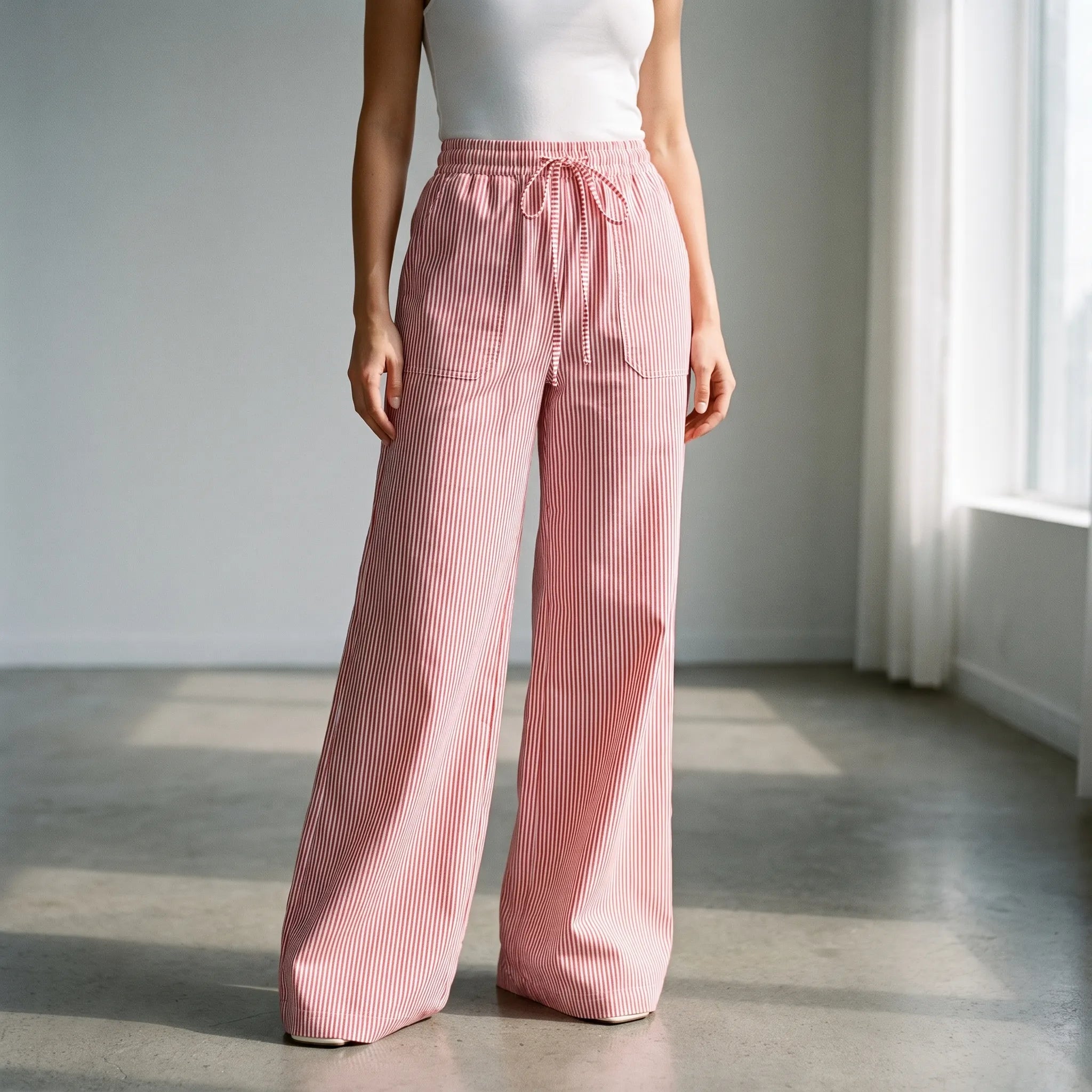 StrideLine - Ladies Wide Leg Trousers