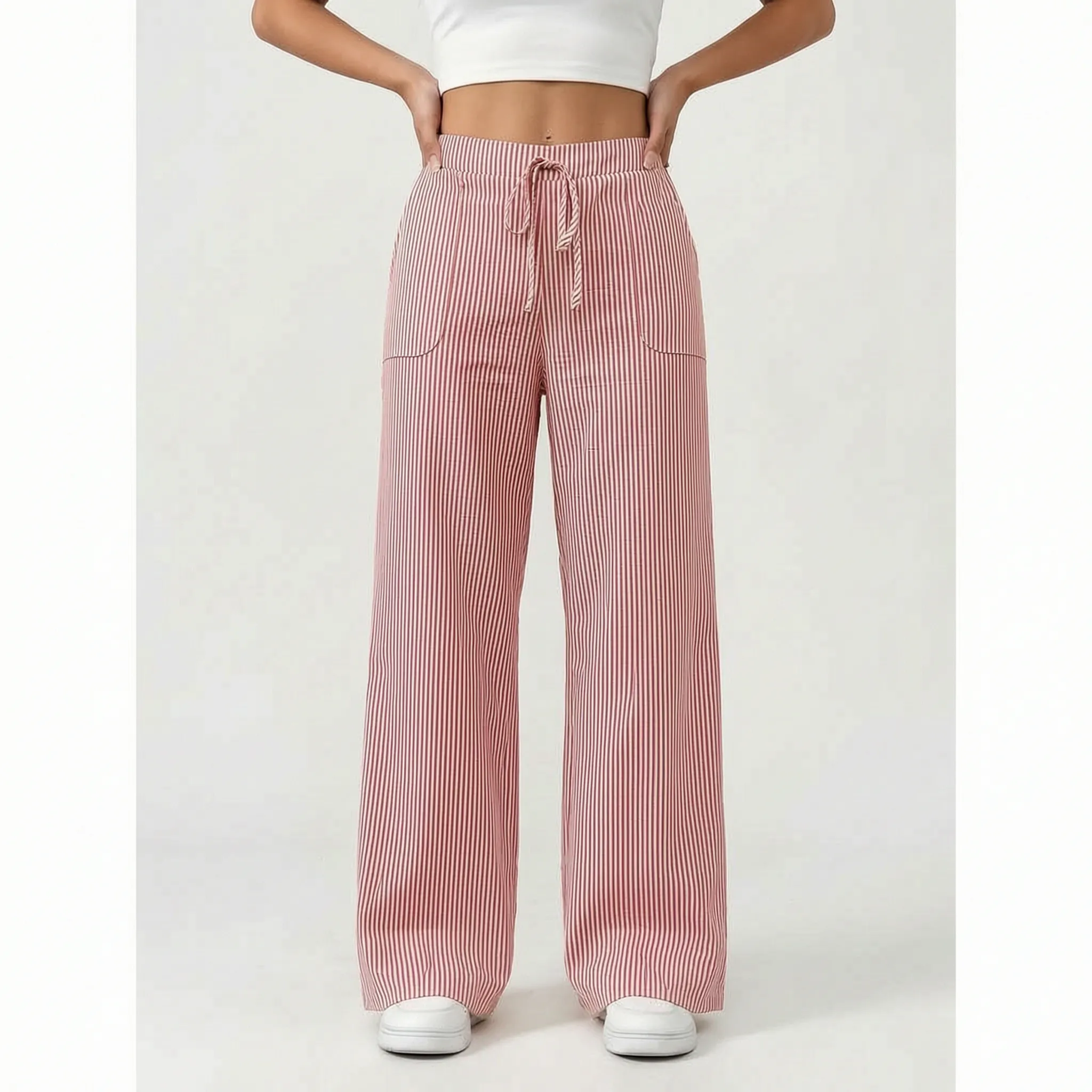 StrideLine - Ladies Wide Leg Trousers