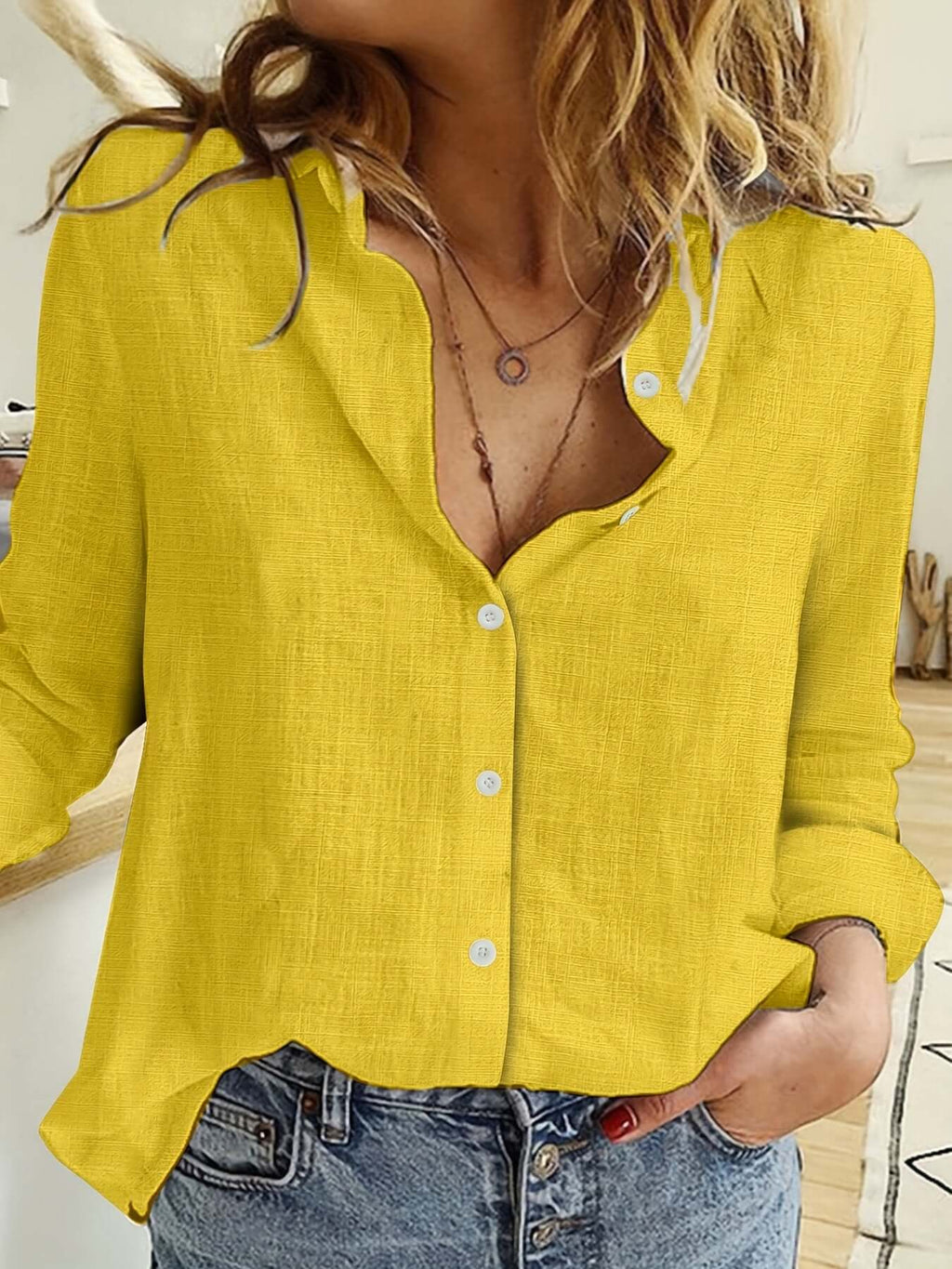 Sylvie - Women's Casual Button-Up Blouses