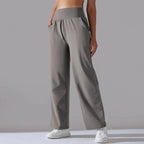 Sylvie - Women's High-Waisted Wide-Leg Sweatpants