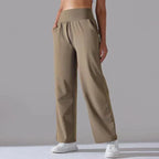 Sylvie - Women's High-Waisted Wide-Leg Sweatpants