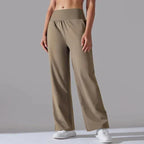 Sylvie - Women's High-Waisted Wide-Leg Sweatpants