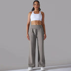 Sylvie - Women's High-Waisted Wide-Leg Sweatpants
