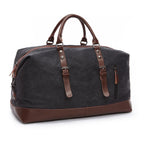 Tadhg - Men's Classic Duffle Bag with Faux Leather Accents