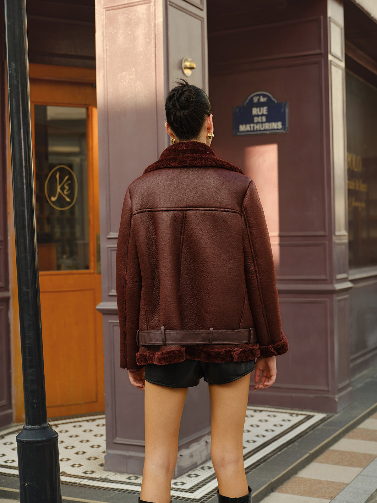 Talia - Women's Chic Fleece Jacket with Buckle Detail