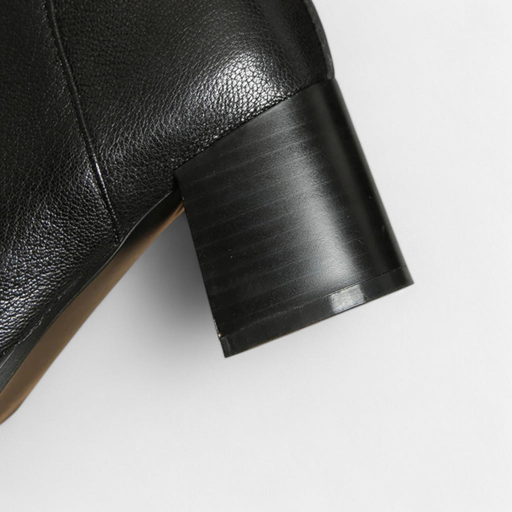 Thalia - Women's Chic Faux Leather Chelsea Ankle Boots