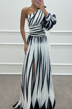 Thalia - Women's Elegant One-Shoulder Wedding Guest Dress
