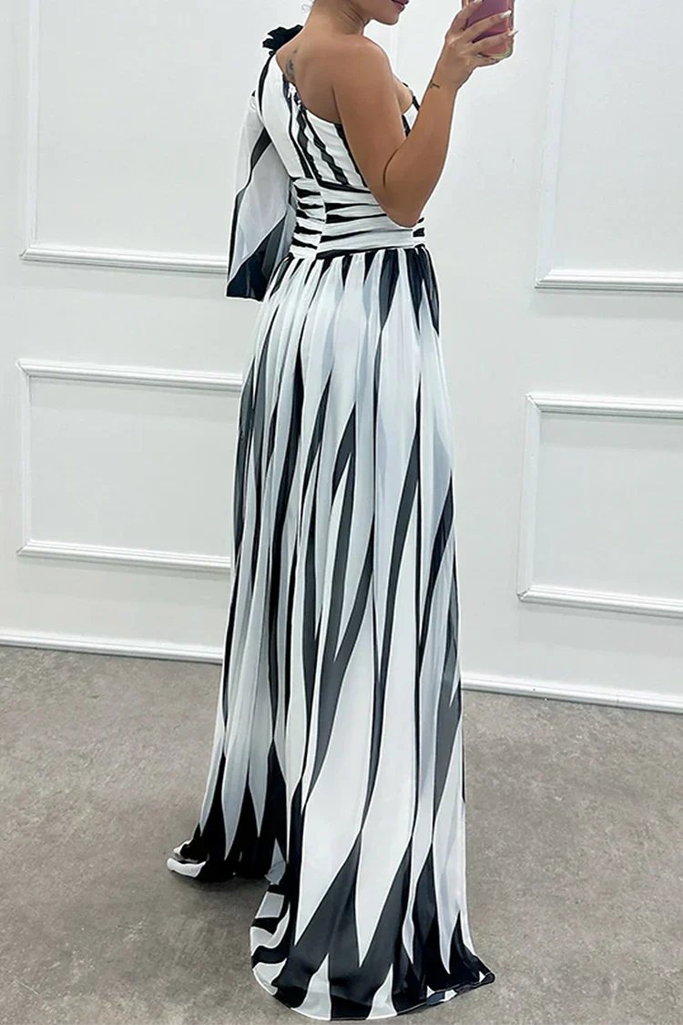 Thalia - Women's Elegant One-Shoulder Wedding Guest Dress