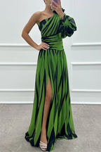 Thalia - Women's Elegant One-Shoulder Wedding Guest Dress