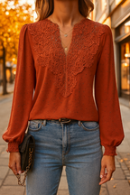 Thea | Women's Lace Detail Blouse