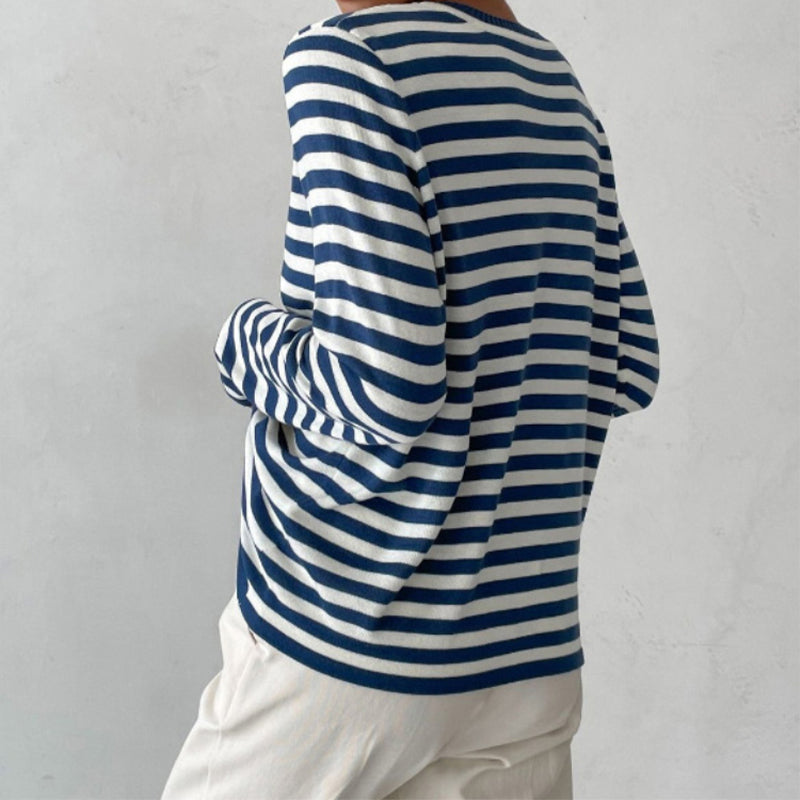 Thea | Women's Timeless Striped Shirt